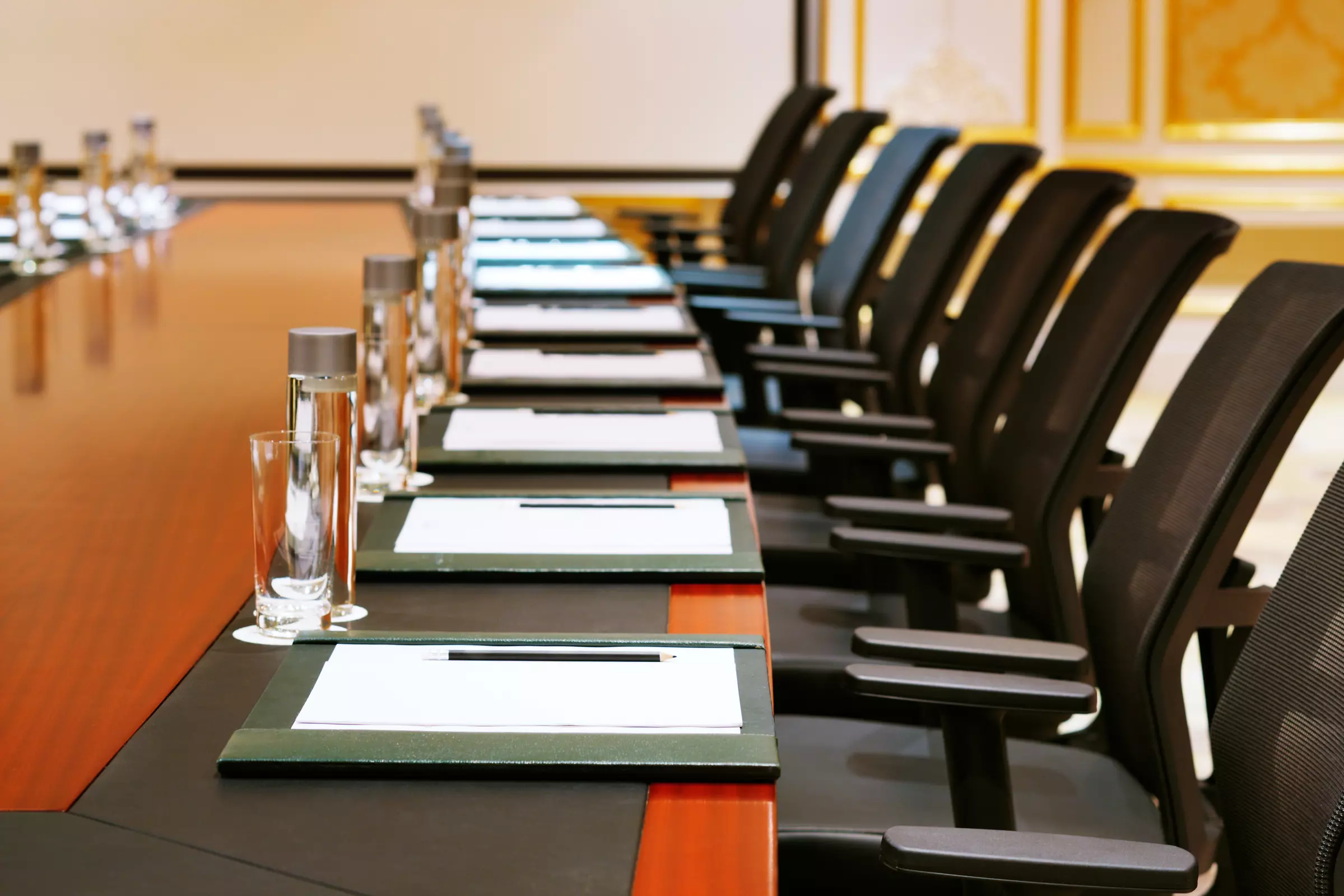 chairs in conference room