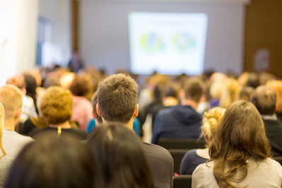 audience at business conference